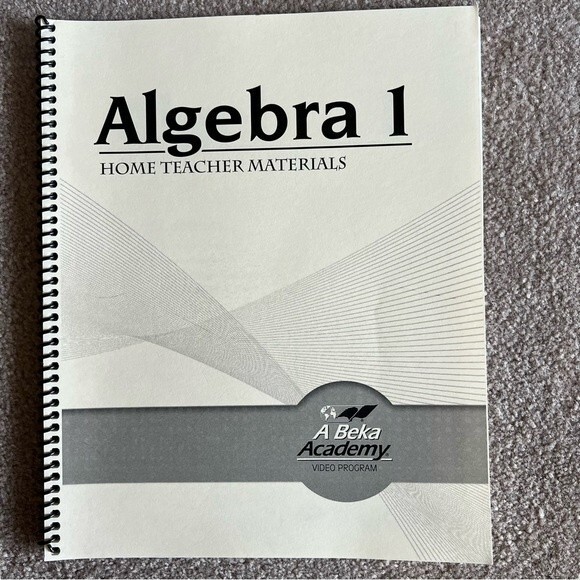 Abeka Algebra 1 Student/Teacher Curriculum Set of 6 - Picture 7 of 7